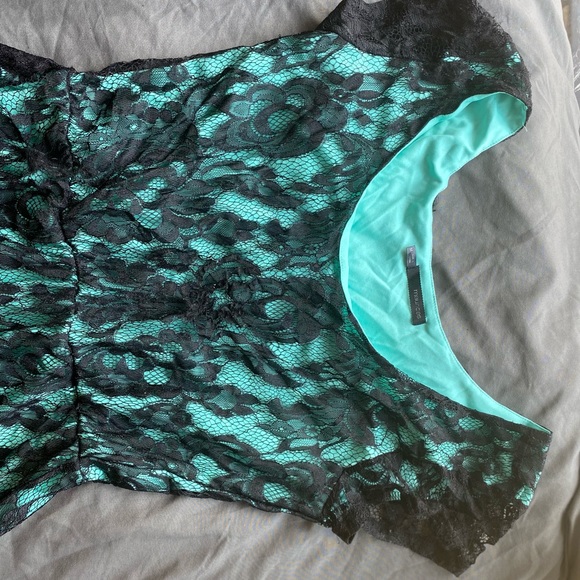 Maurice’s black and blue floral dress - Picture 4 of 4